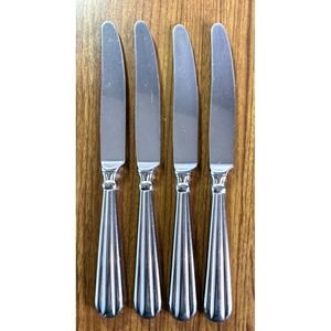 Oneida Silver USA ~ Unity ~ Stainless Flatware Pieces ~ 4 French Hollow Knives